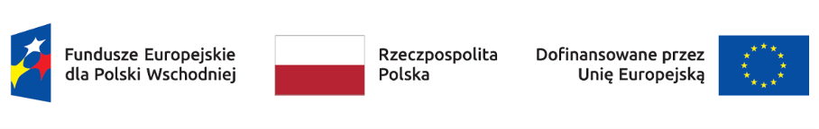 Fundusze Europejskie dla Polski Wschodniej · Rzeczpospolita Polska · Dofinansowane przez Unię Europejską